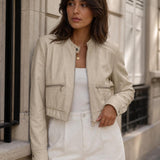 Veste similicuir souple Romane