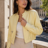 Veste similicuir souple Romane