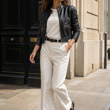 Veste similicuir souple Romane