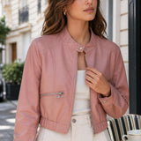Veste similicuir souple Romane